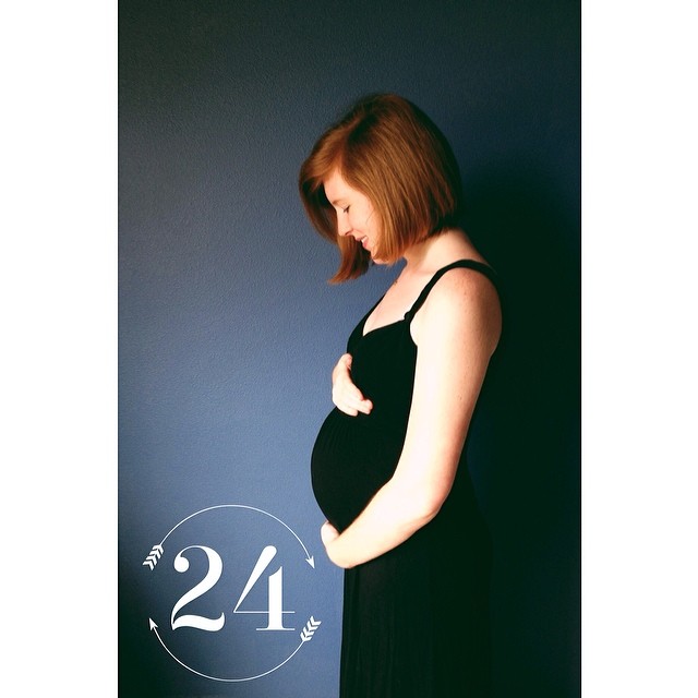 Becca at 24 weeks